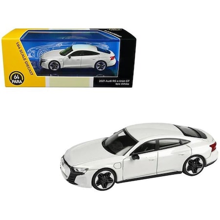 Time2Play Audi E-tron GT RS Ibis Metallic 1-64 Diecast Model Car, White TI3477448